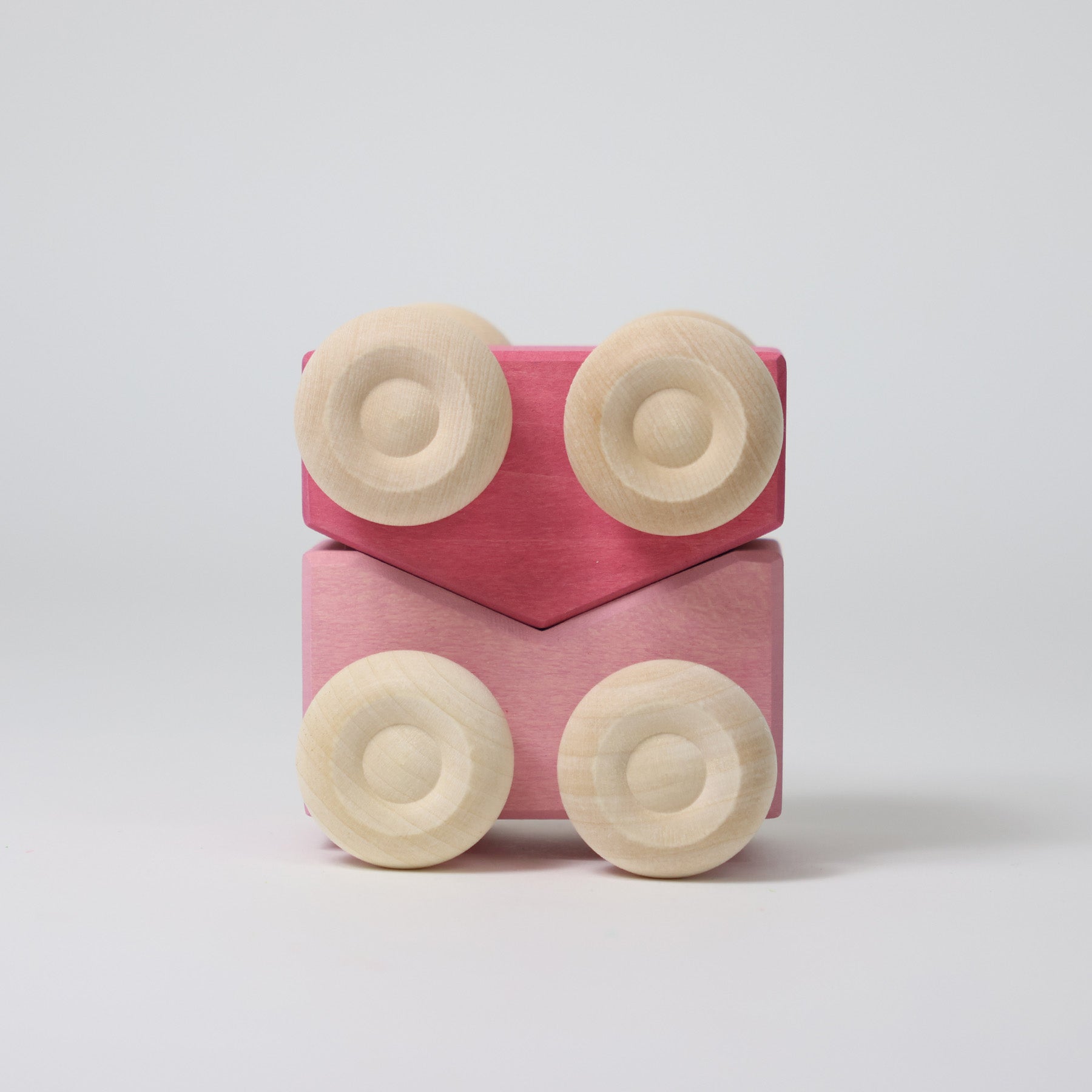 Stapel-Autos Rosa