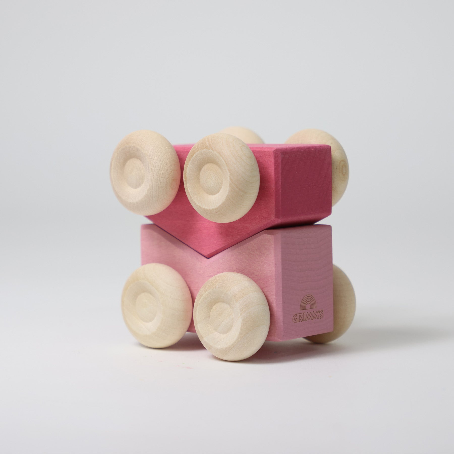 Stapel-Autos Rosa